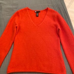 Carole Little V Neck Sweater